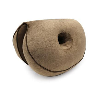 Multifunction Dual Comfort Seat Cushion - Hip Lifter cloudhealth Brown 